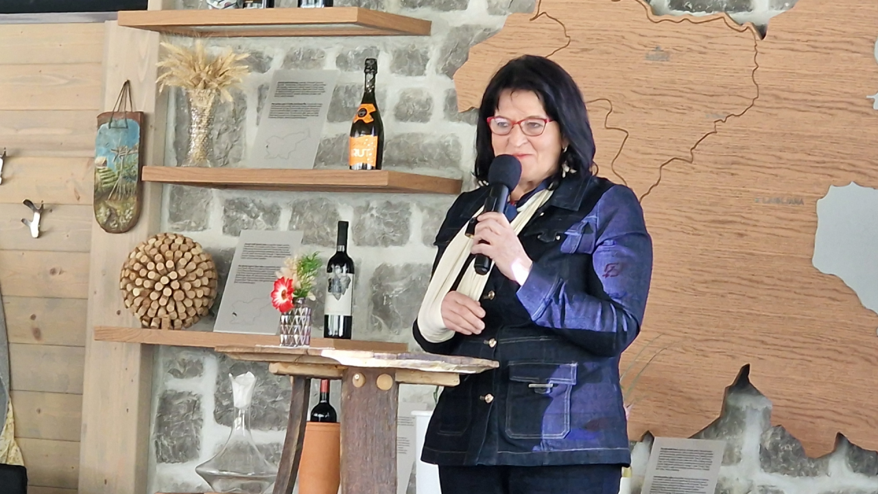 Novo izvoljena predsednica združenja, Slavica Grobelnik
